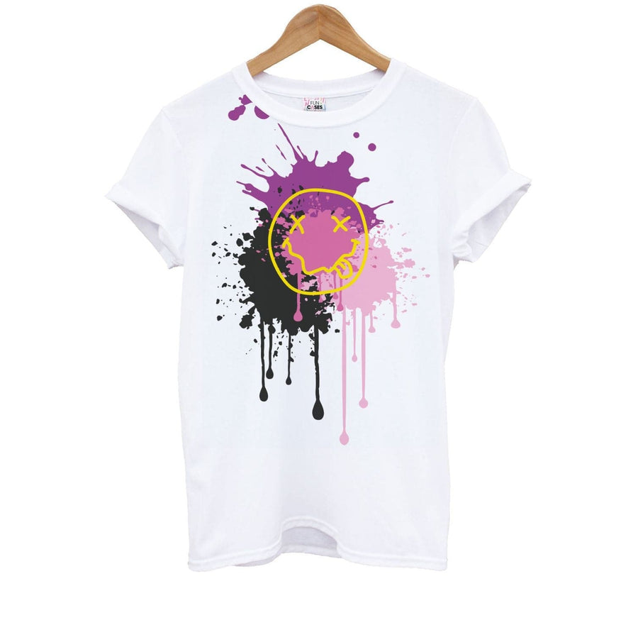 Pink Graffiti - Skate Aesthetic  Kids T-Shirt