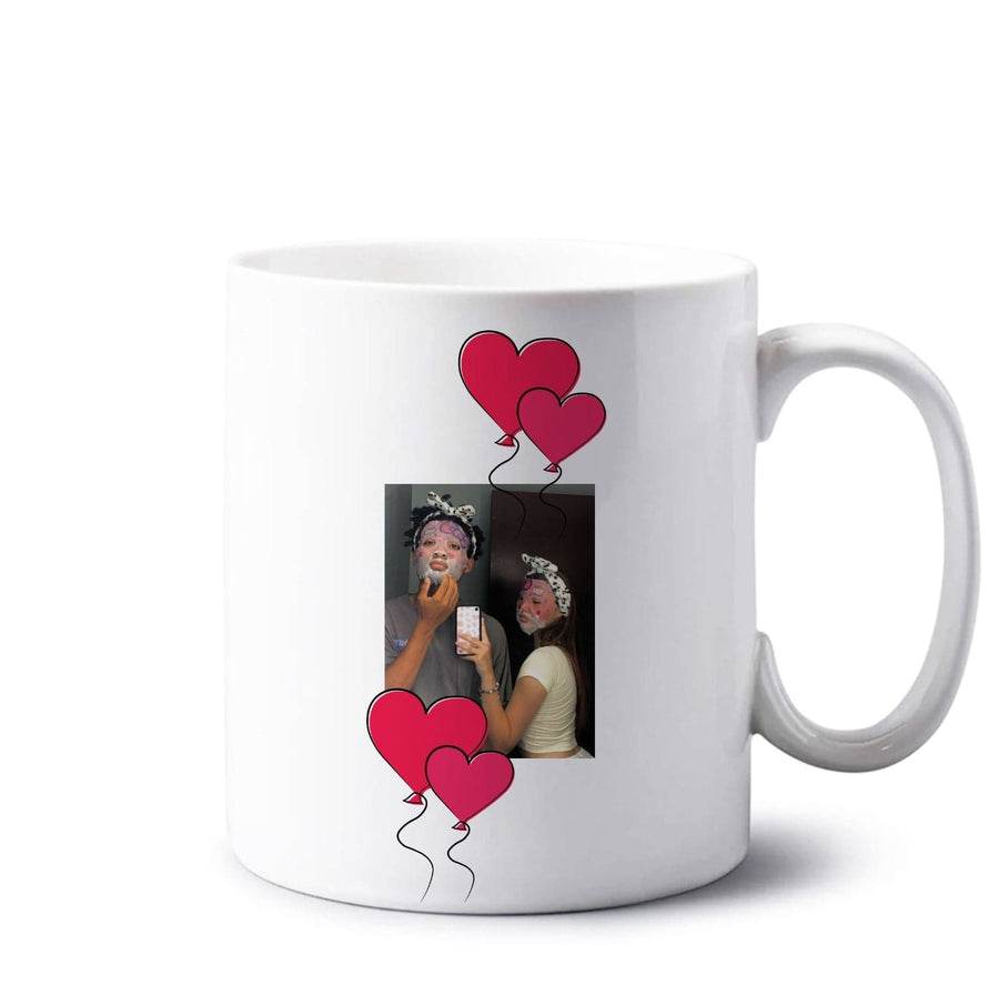 Heart Balloons - Personalised Couples Mug