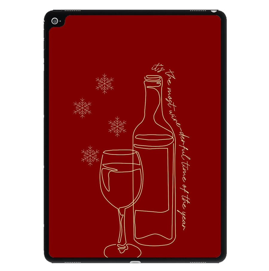 The Most Wine-derful Time - Christmas Puns iPad Case