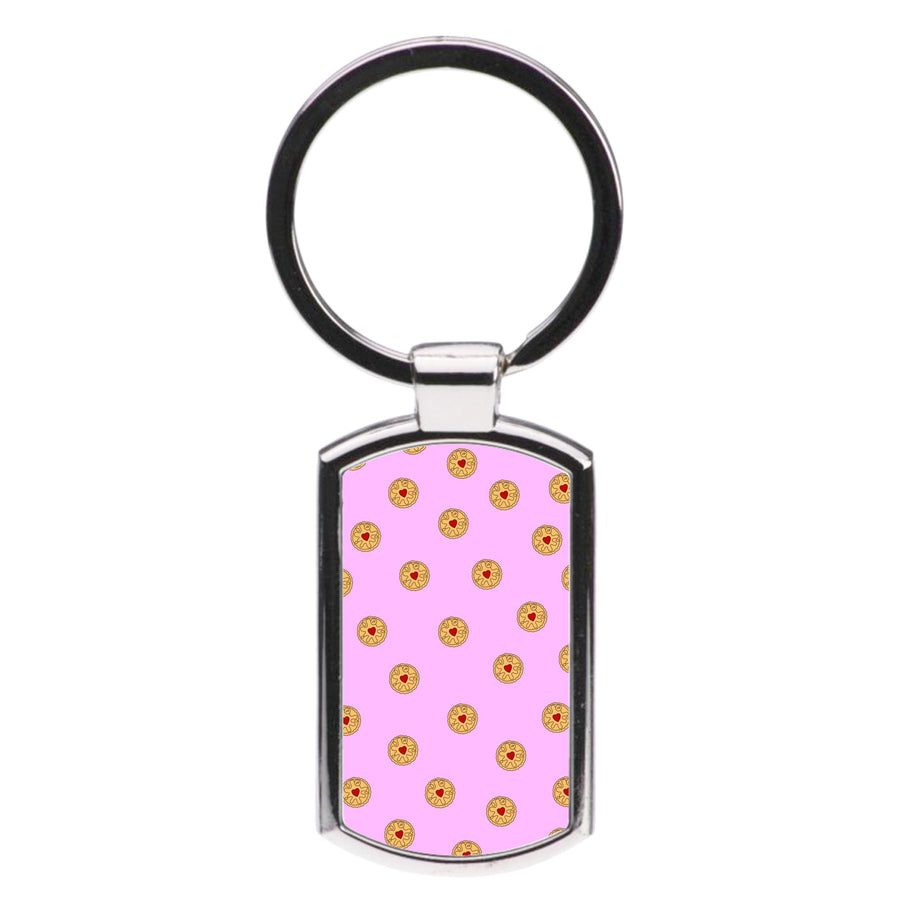 Jammy Doggers - Biscuits Patterns Luxury Keyring