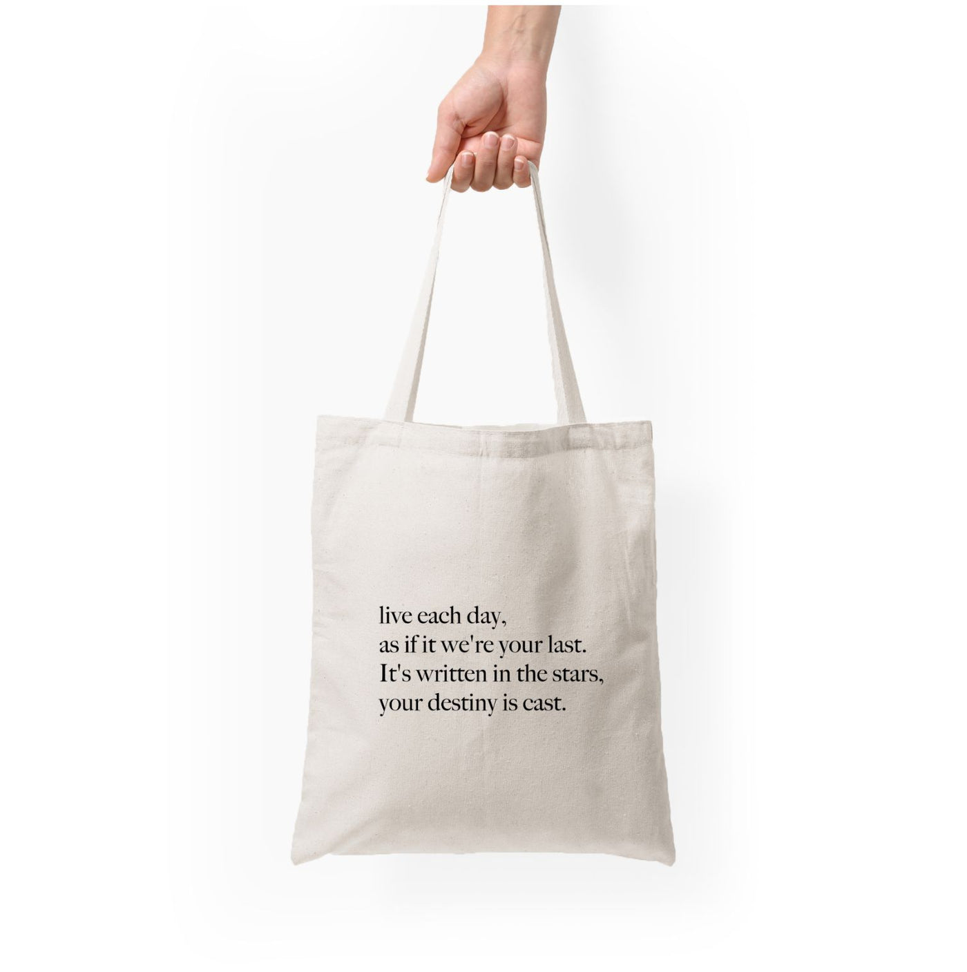 Live Each Day As If It We're Your Last - Elvis Tote Bag