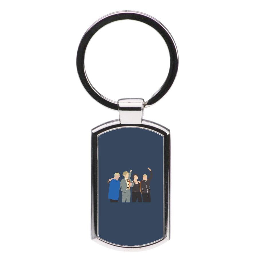 Band Members - 5 Seconds Of Summer Luxury Keyring