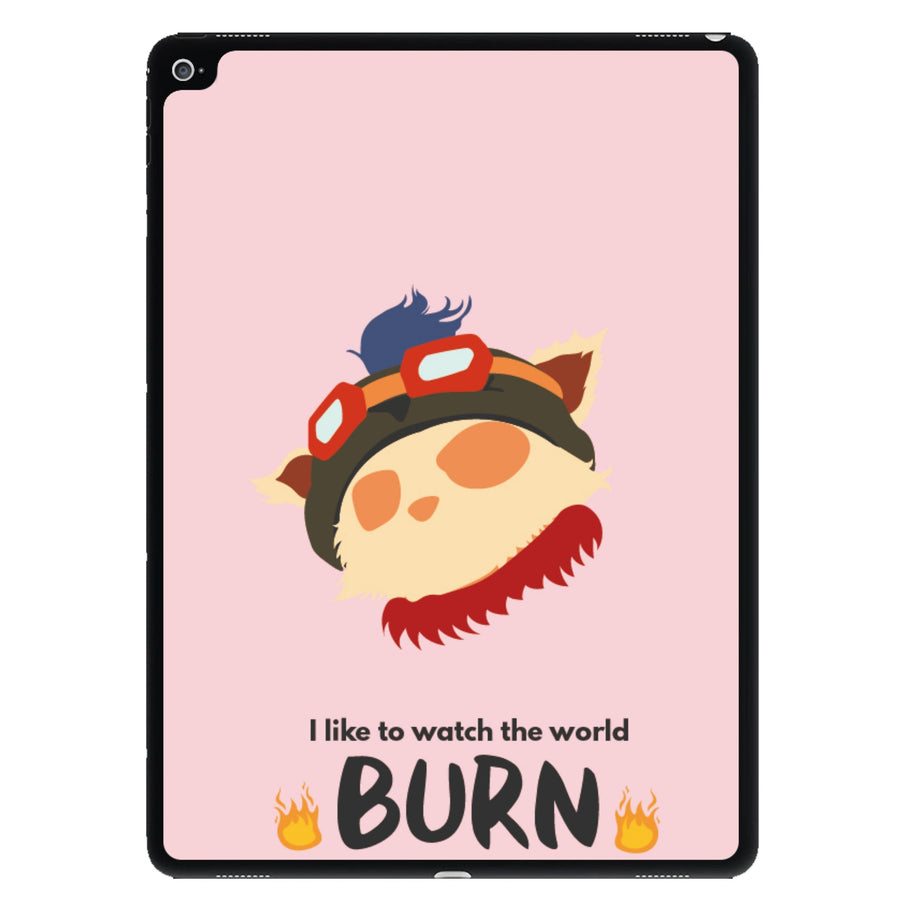 I Like To Watch The World Burn - League Of Legends iPad Case