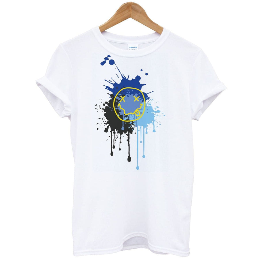 Blue Graffiti - Skate Aesthetic  T-Shirt