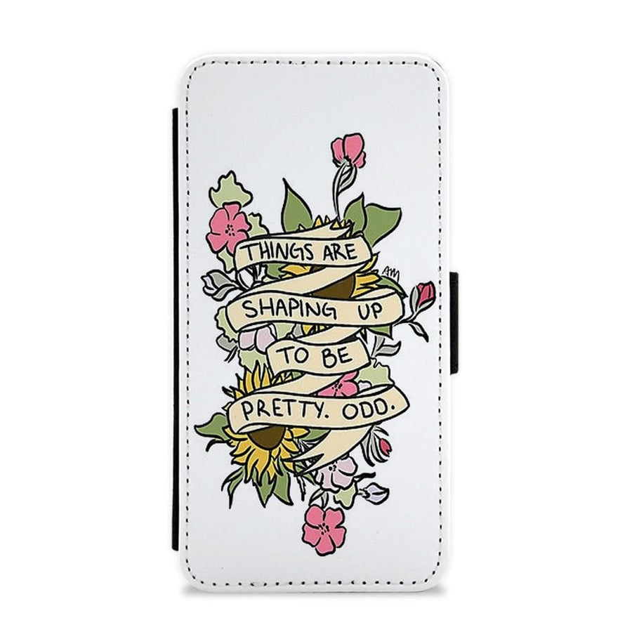 Things are Shaping up to be Pretty Odd Flip / Wallet Phone Case - Fun Cases