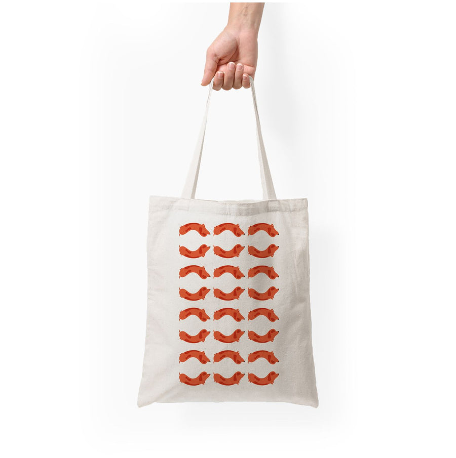 Dachshunds Pattern Tote Bag