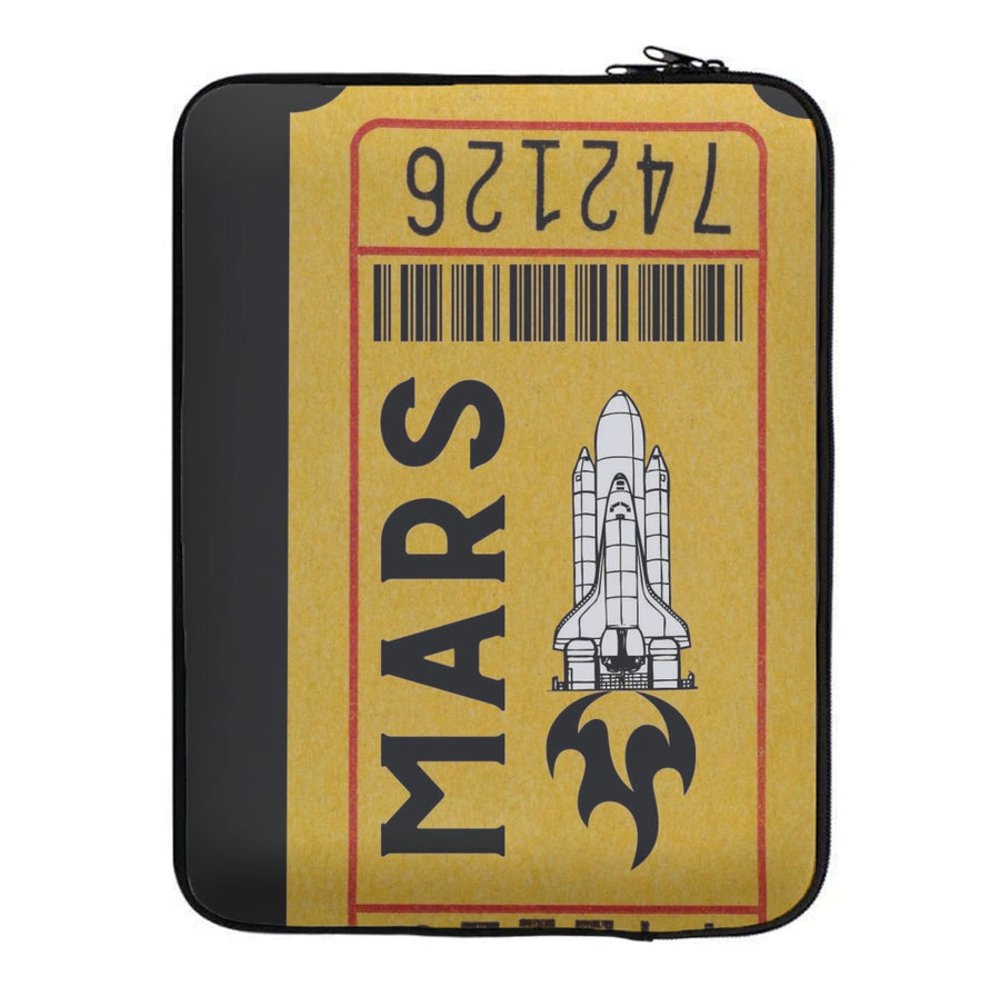 Ticket To Mars - Space Laptop Sleeve