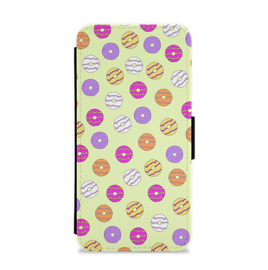 Party Rings - Biscuits Patterns Flip / Wallet Phone Case