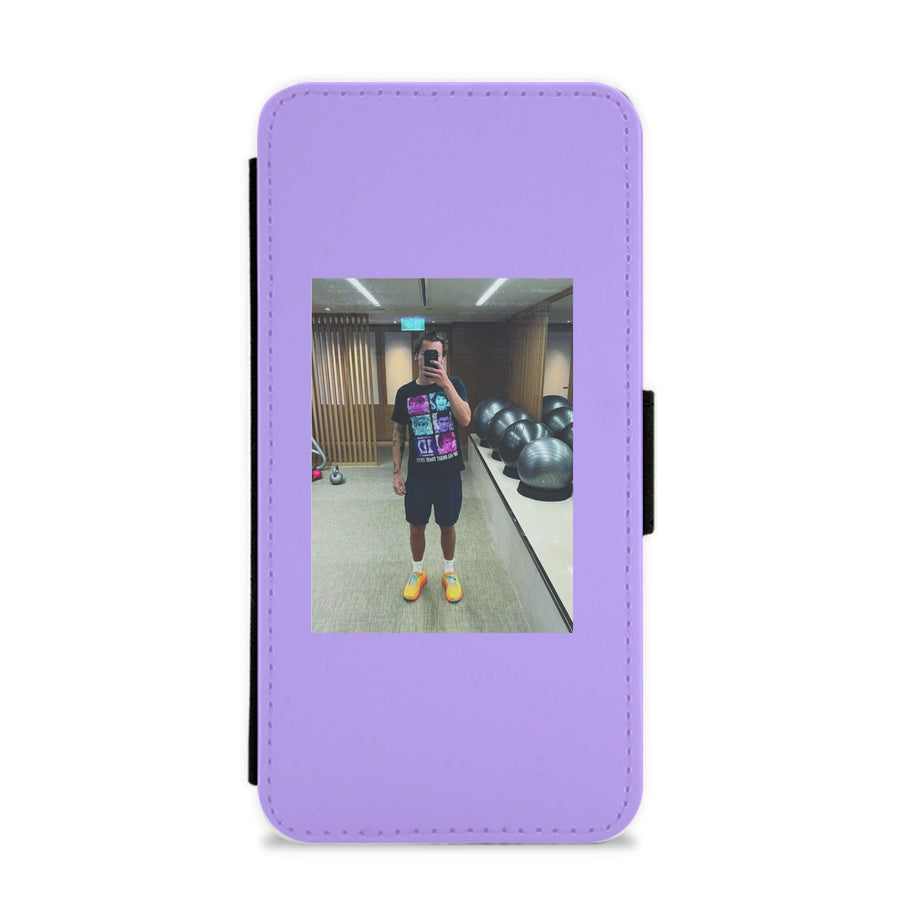 Gym Selfie - Harry Flip / Wallet Phone Case