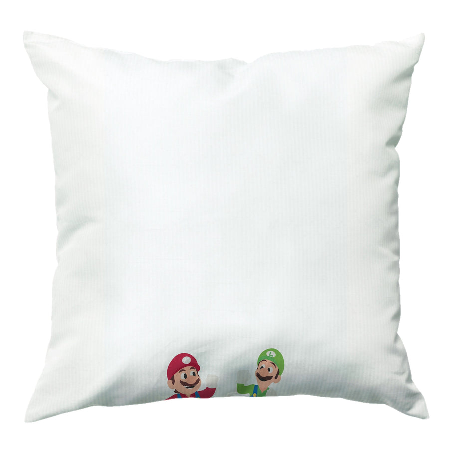 Mario And Luigi - The Super Mario Bros Cushion