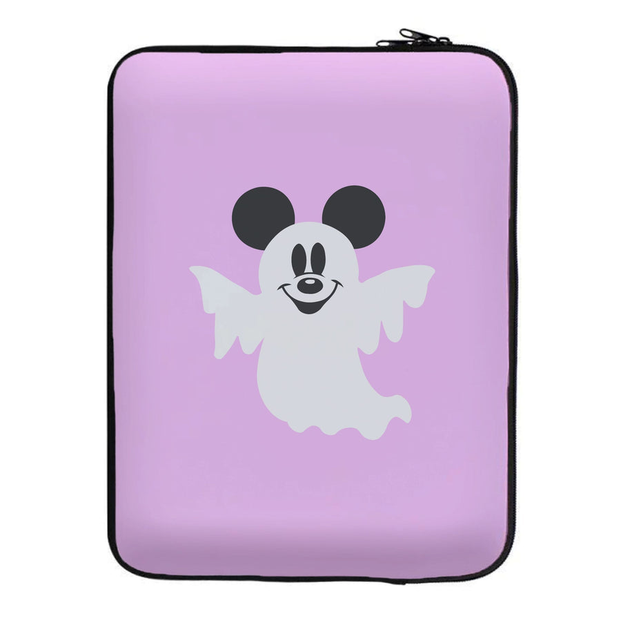 Mickey Mouse Ghost - Disney Halloween Laptop Sleeve