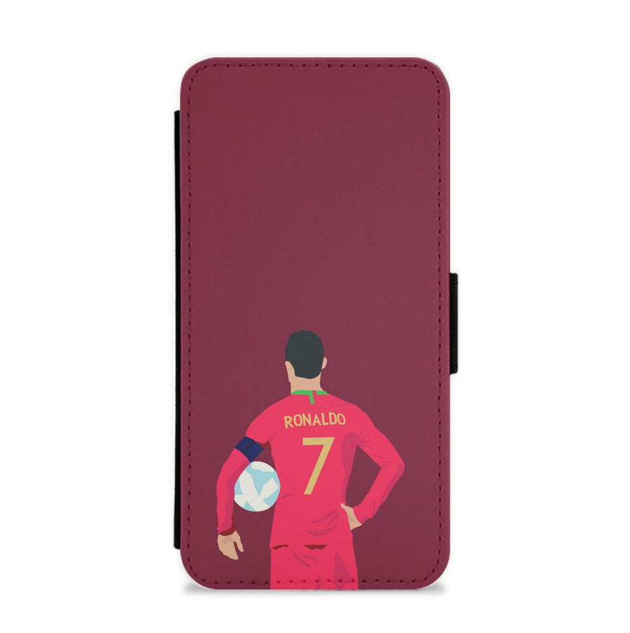 Ronaldo - Football Flip / Wallet Phone Case