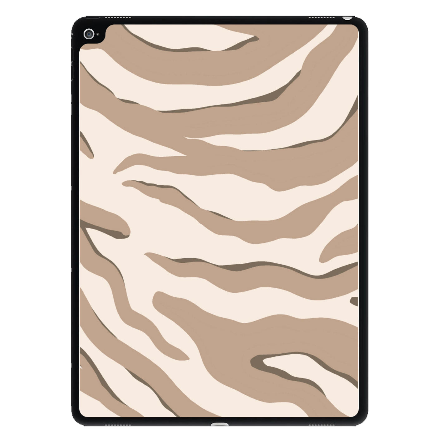 Neutral Tiger Print  iPad Case