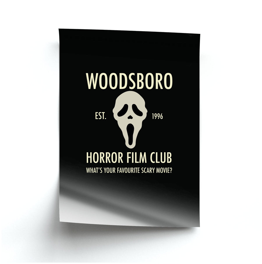 Woodsboro Horror Film Club - Scream Poster