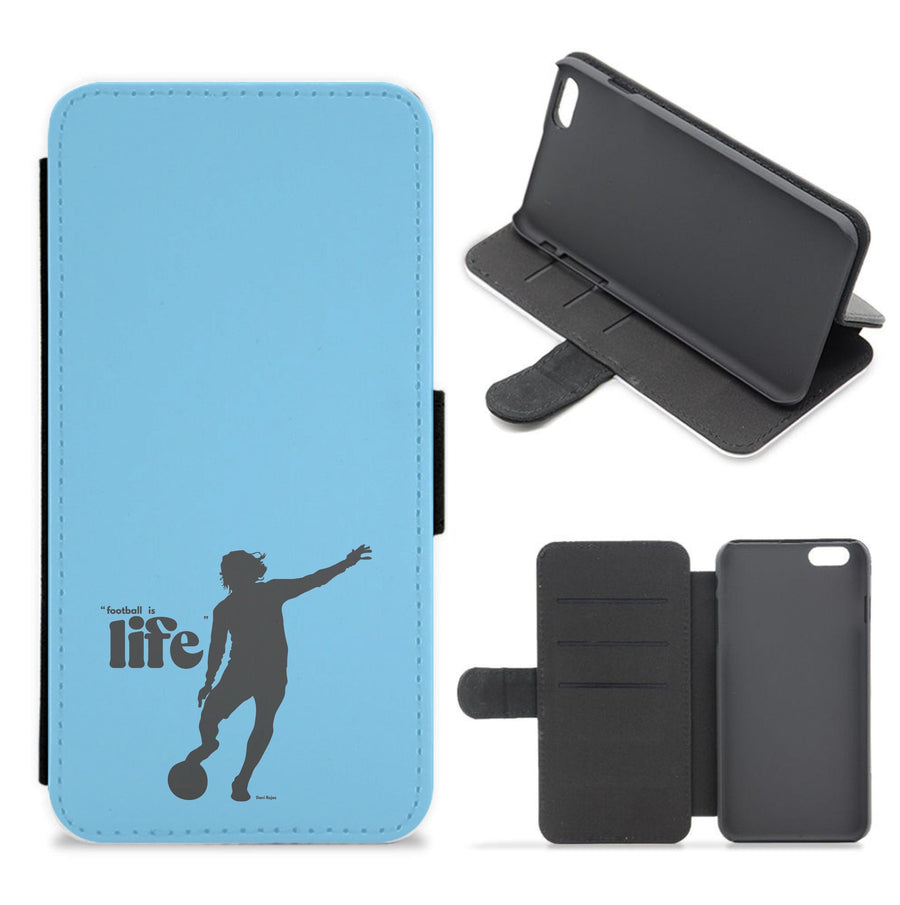 Football Is Life - Ted Lasso Flip / Wallet Phone Case