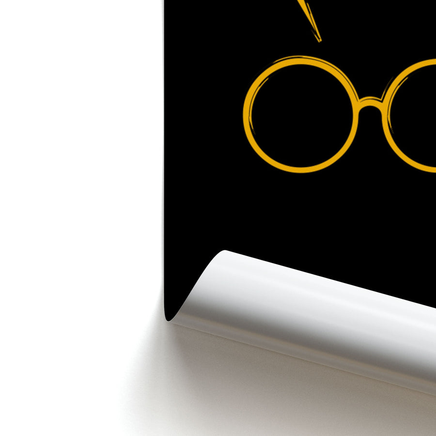 Glasses & Scar - Harry Potter Poster
