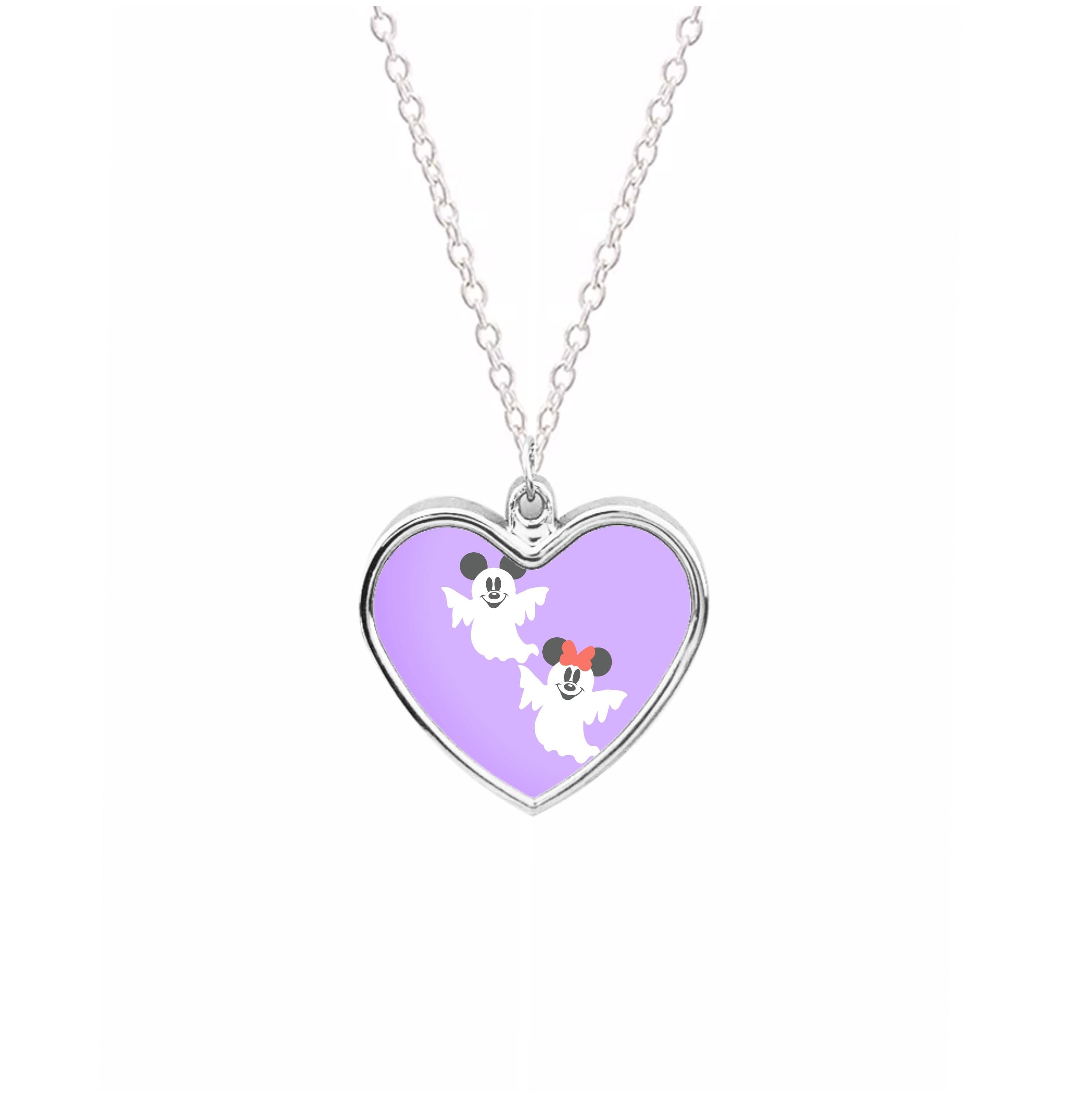 Mice Ghost Halloween Necklace