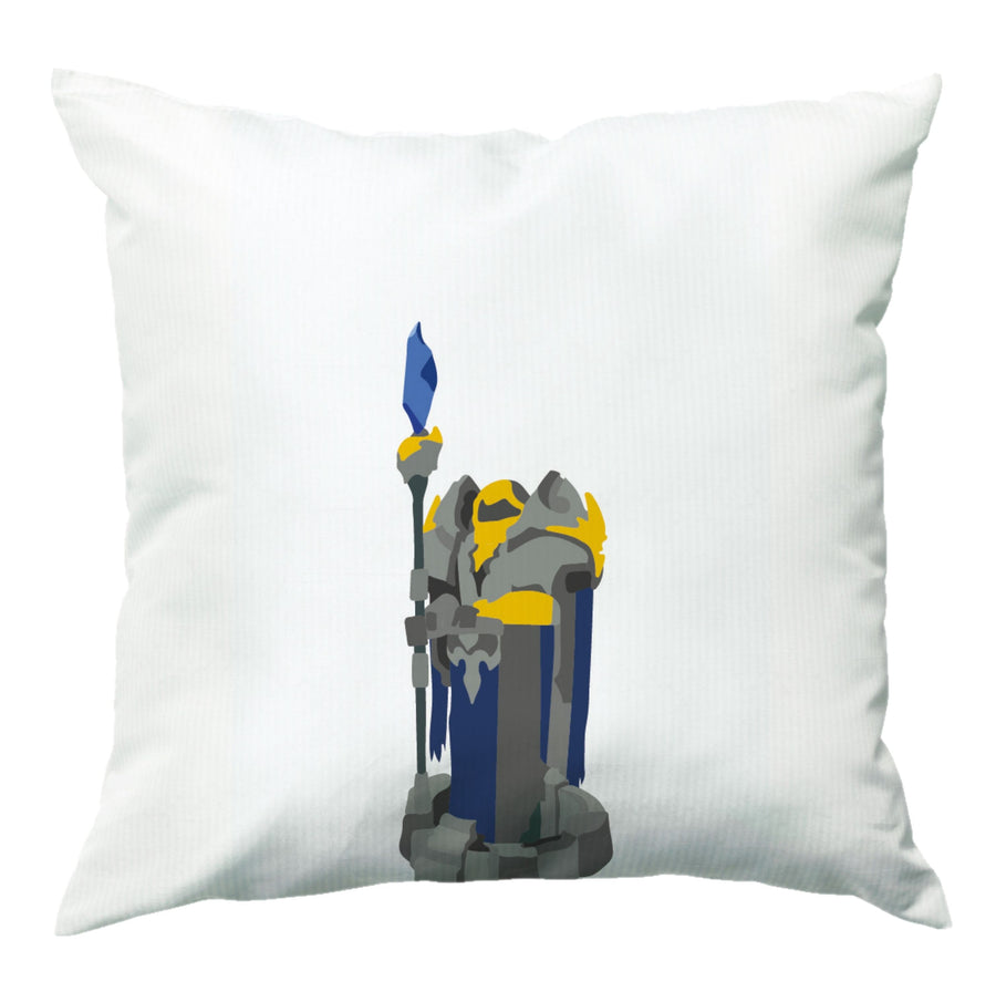 Turret Blue - League Of Legends Cushion