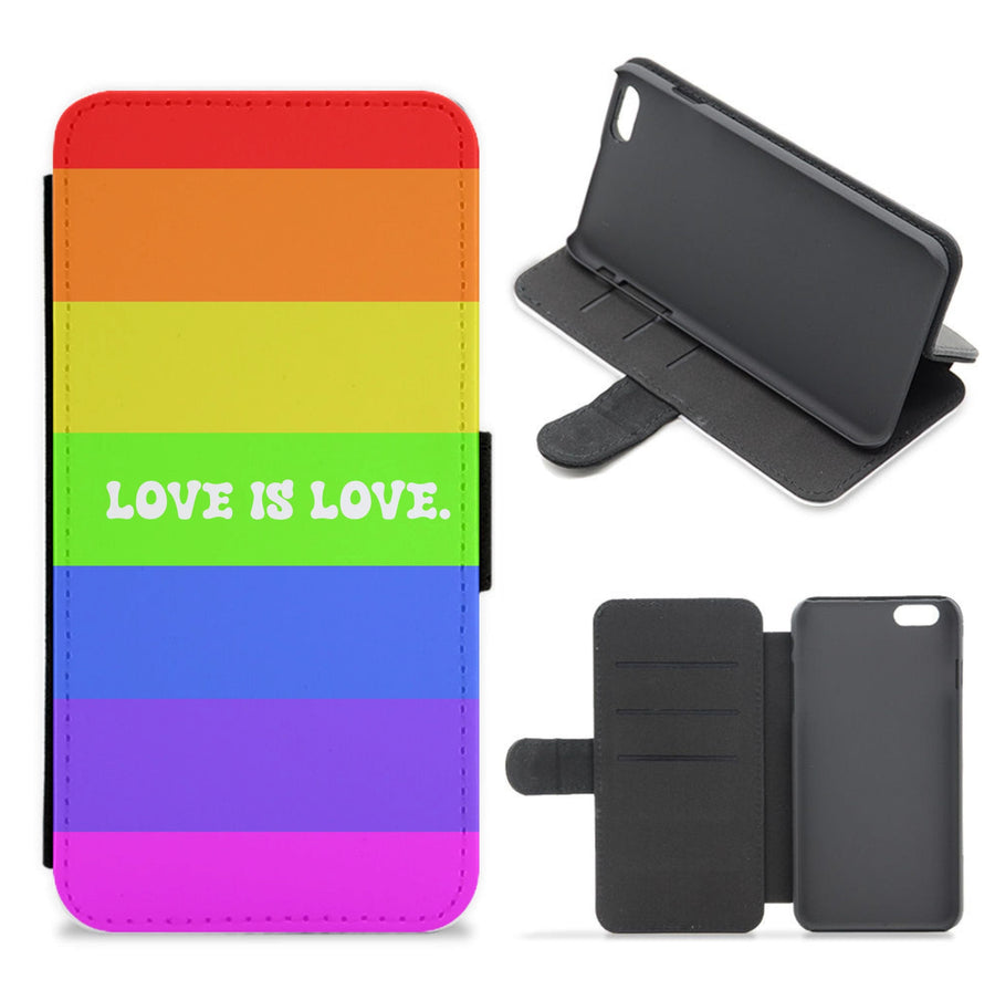 Love Is Love - Pride Flip / Wallet Phone Case