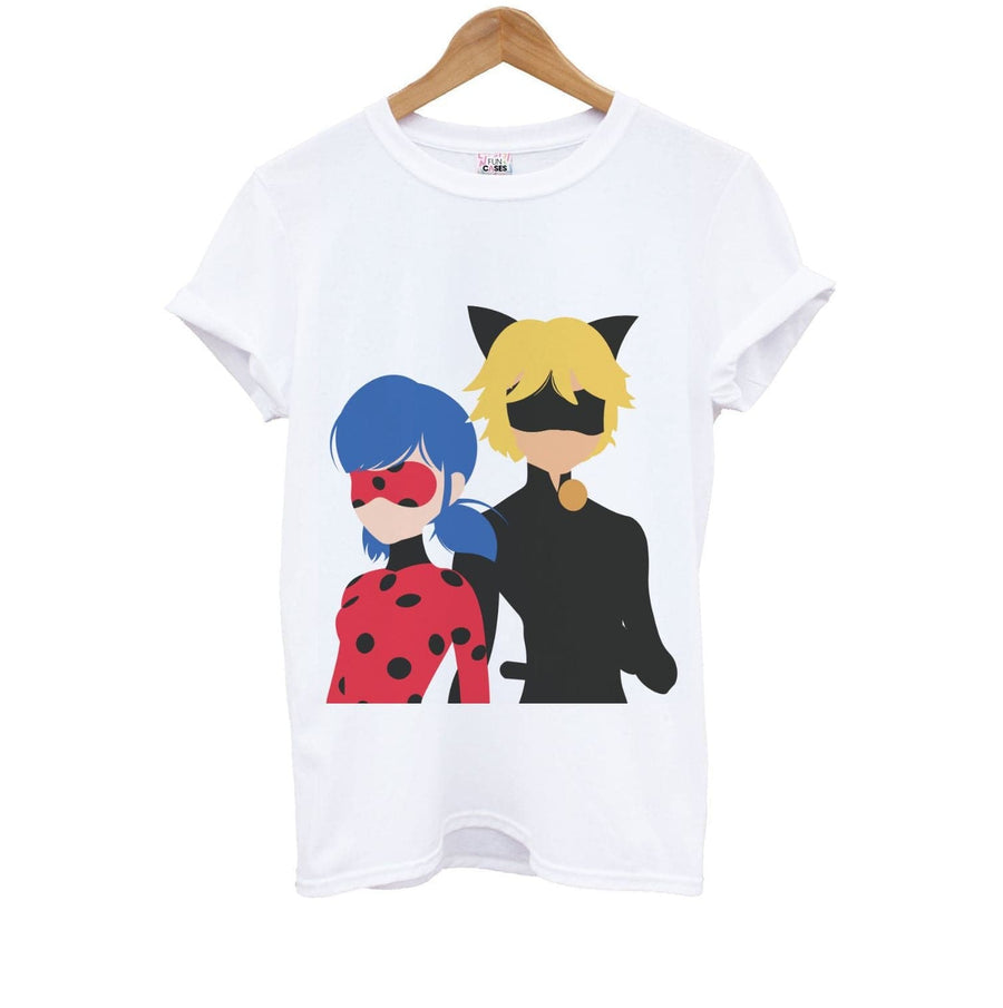 Red And Blue - Miraculous Kids T-Shirt
