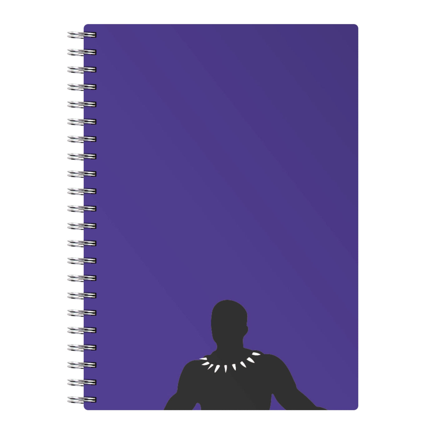 Black Outline - Black Panther Notebook