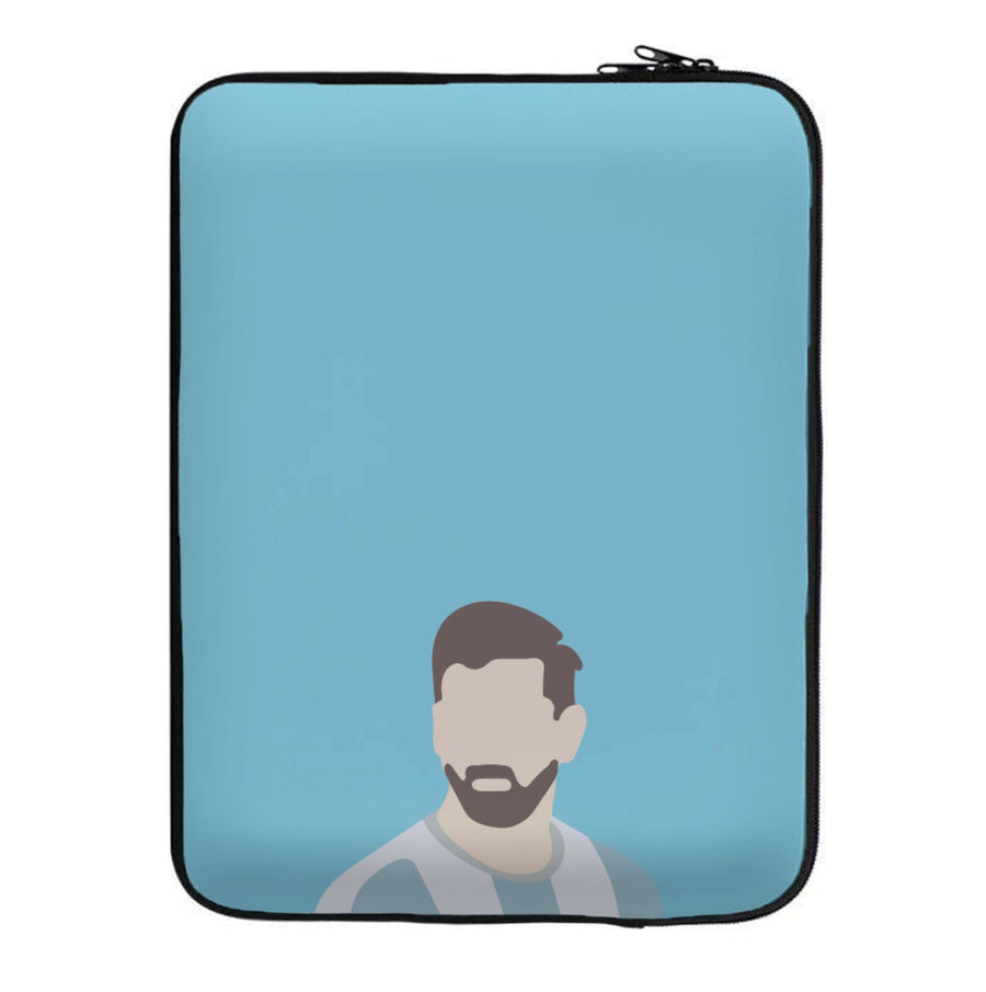 Face - Messi Laptop Sleeve