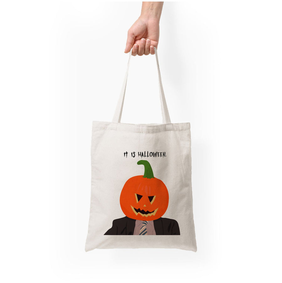 Pumpkin Dwight The Office - Halloween Specials Tote Bag