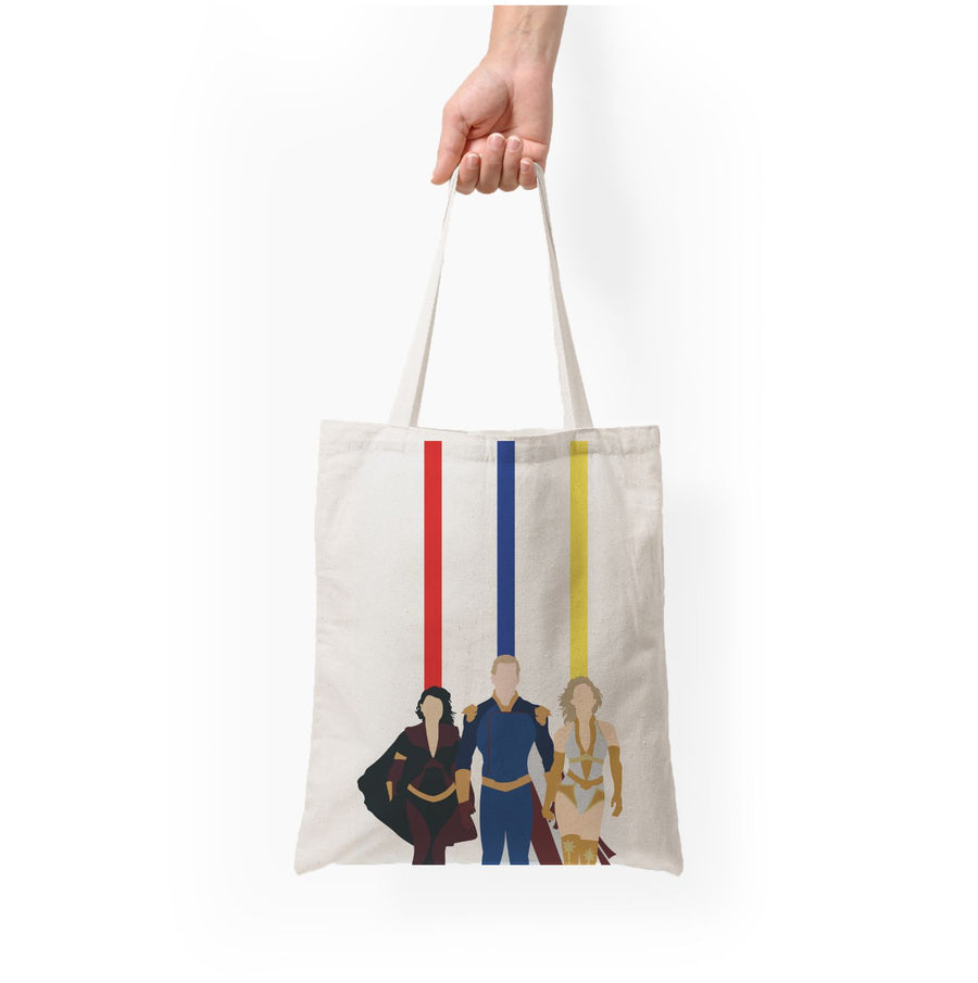 The Three Lines - The Boys Tote Bag