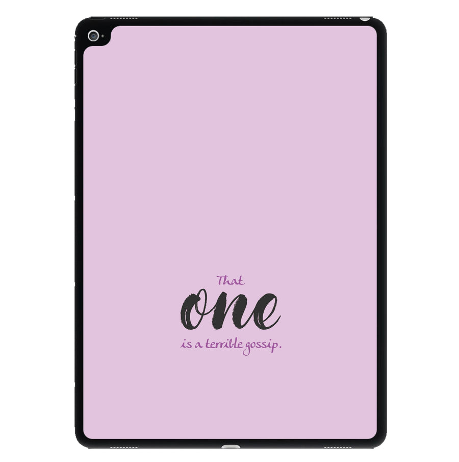 That One Is A Terrible Gossip - Queen Charlotte iPad Case