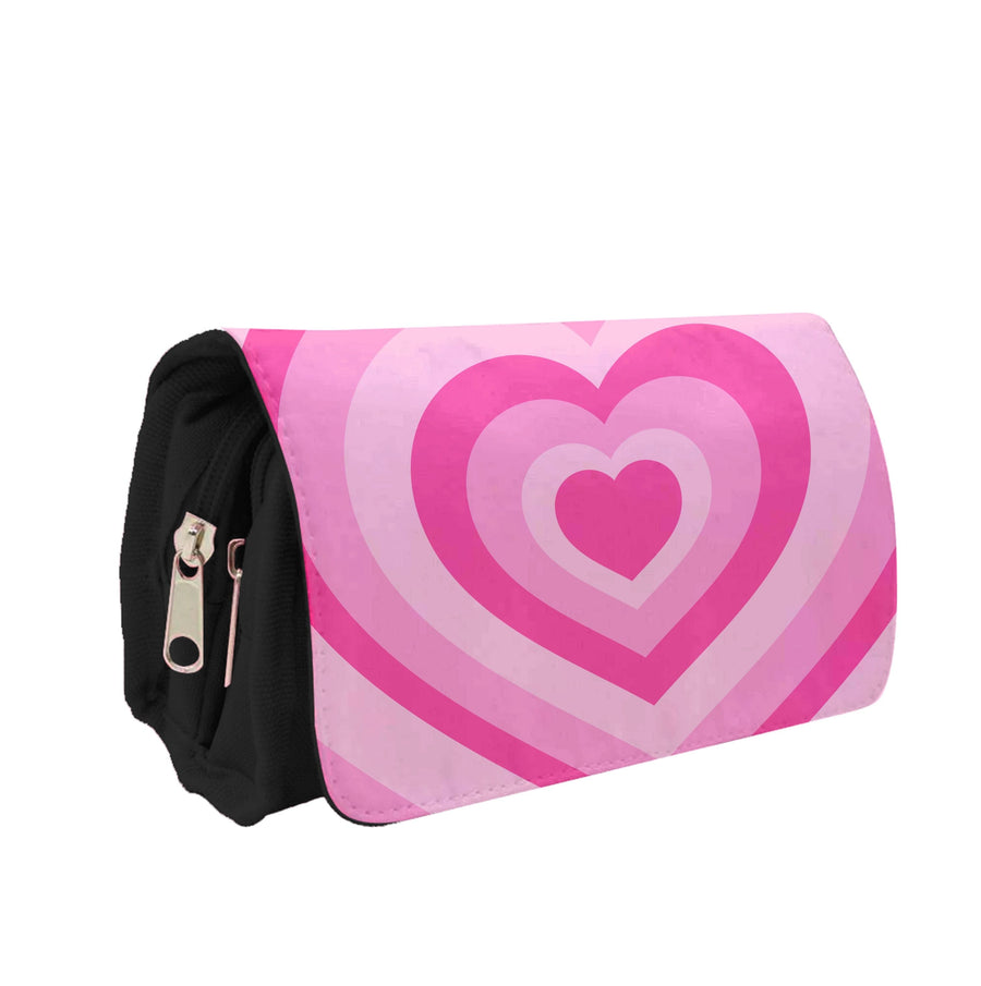 Pink - Colourful Hearts Pencil Case