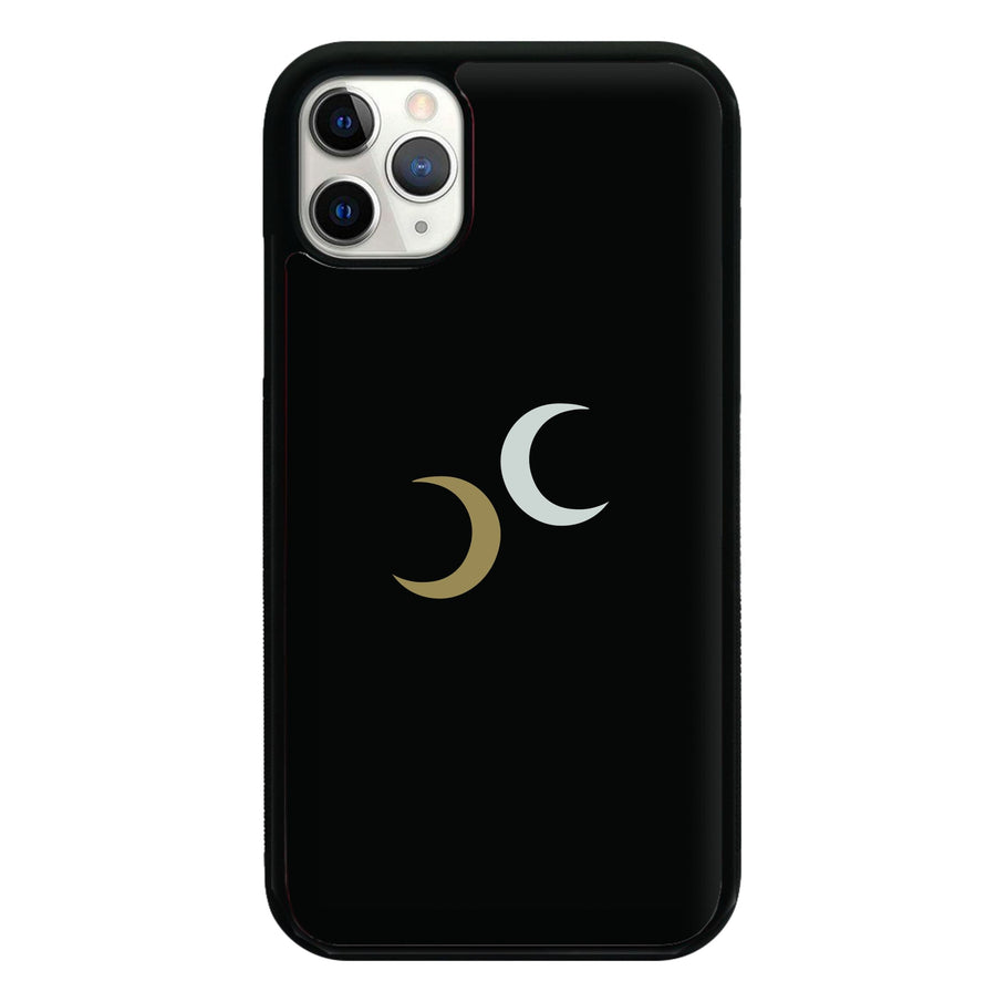 Gold And Silver Moons - Moon Knight Phone Case