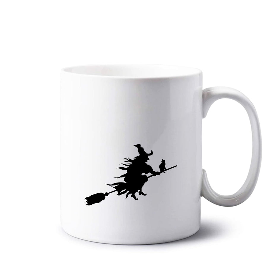 Witch And Cat - Halloween Mug