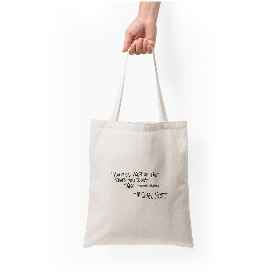 Michael Scott Quote - The Office Tote Bag