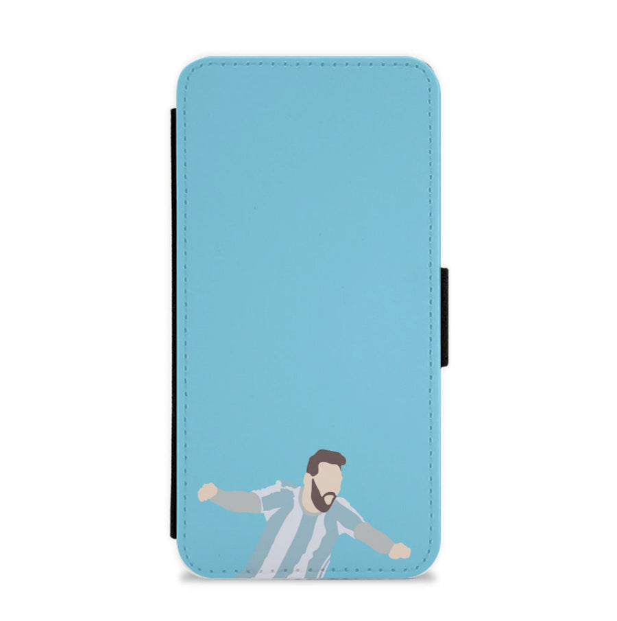 Goal - Messi Flip / Wallet Phone Case