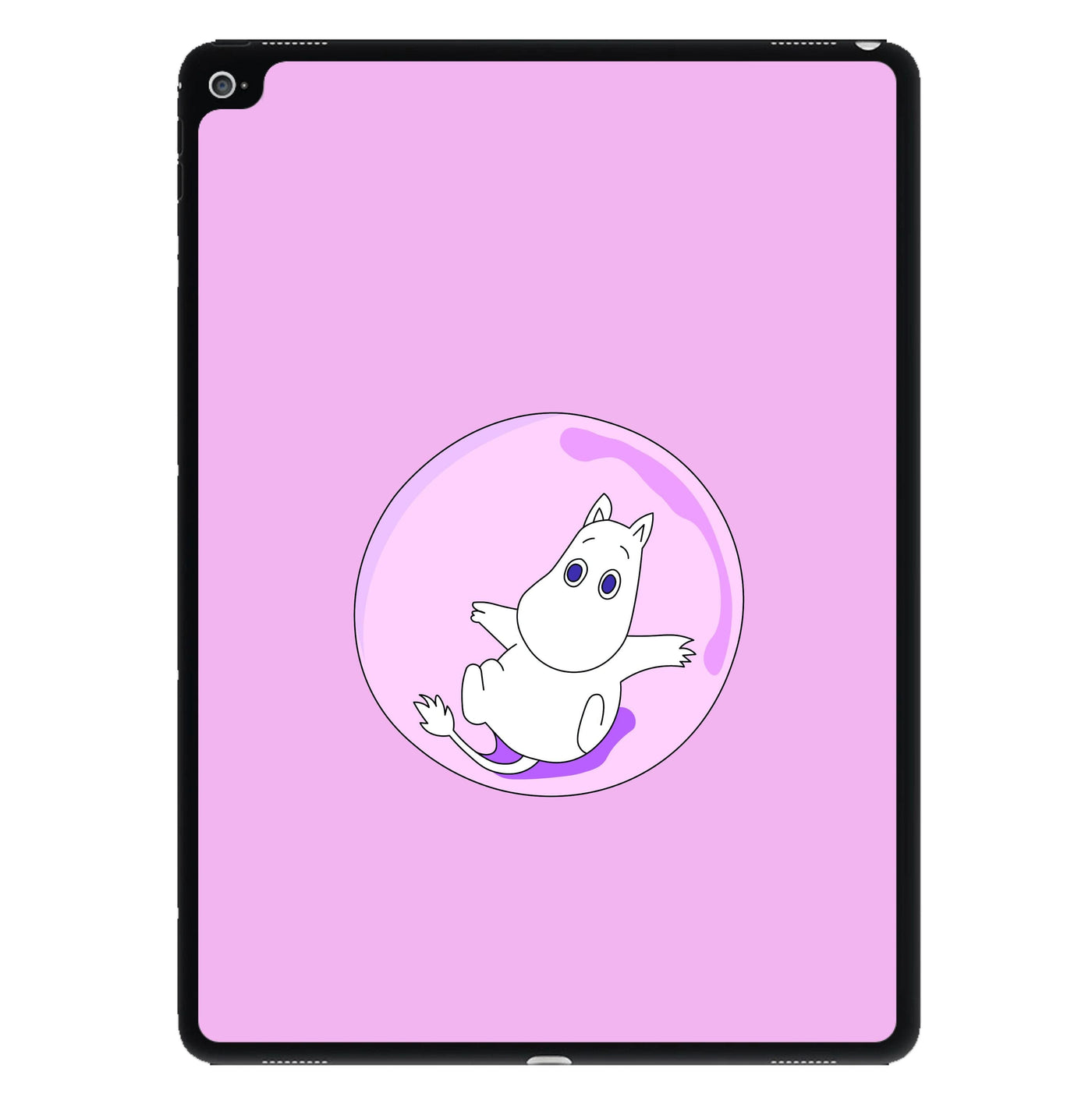 Moomin In A Pink Bubble  iPad Case