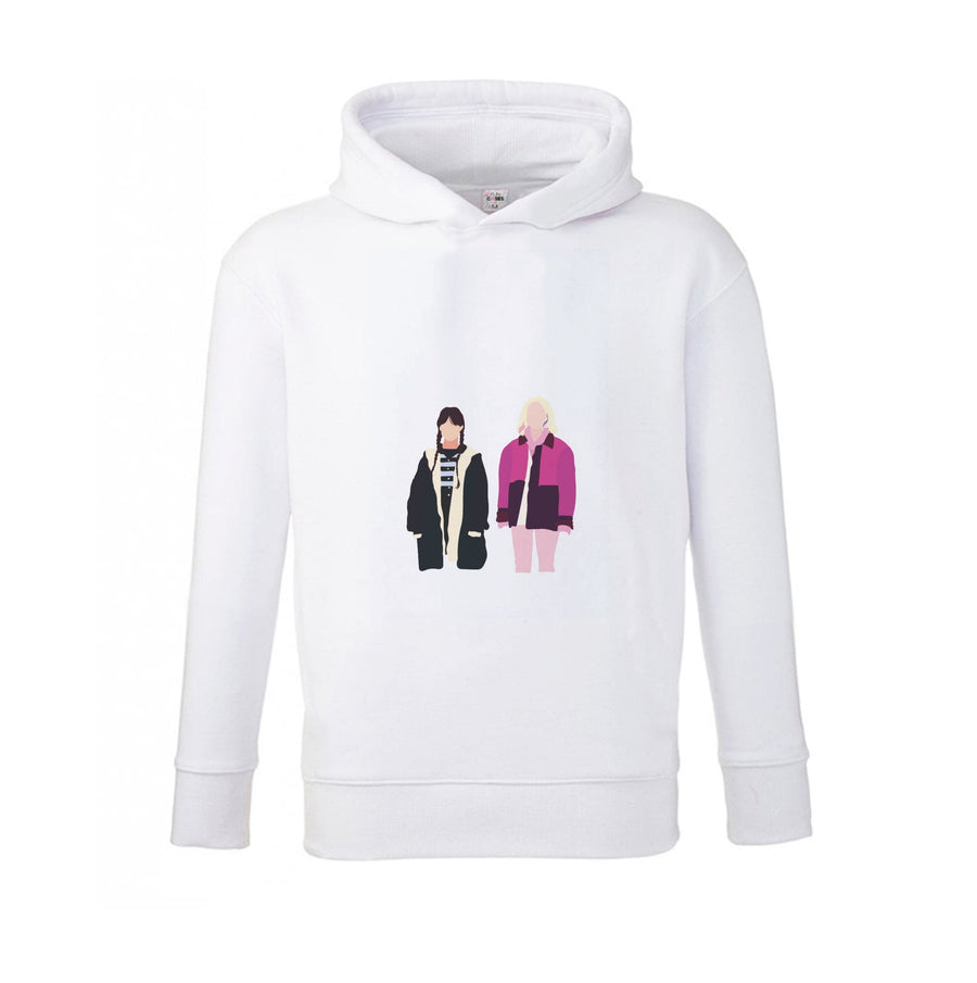 Enid Sinclair And Wednesday - Wednesday Kids Hoodie