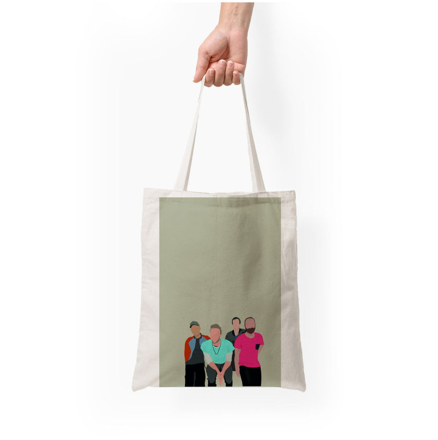 Coldplay Band Tote Bag