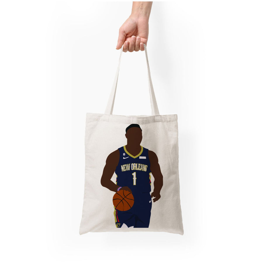 Zion Williamson - Basketball Tote Bag