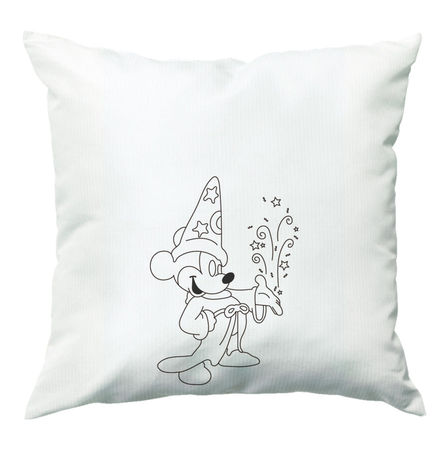 Wizard Mickey Blue Cushion