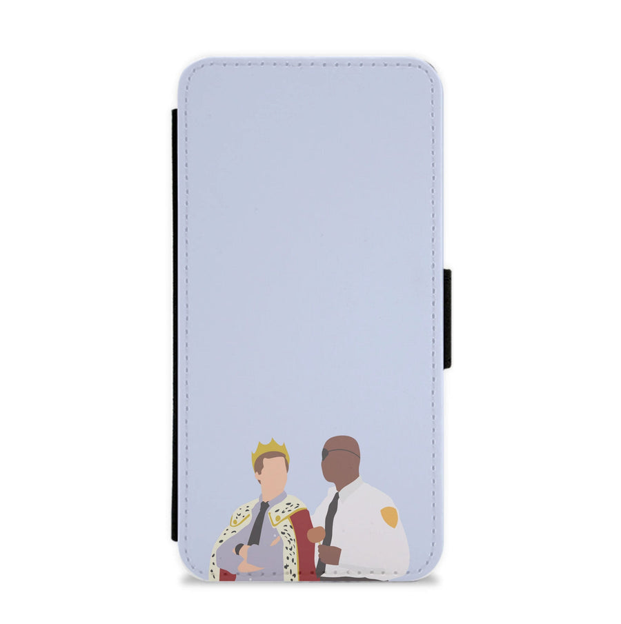 Jake and Holt Brooklyn 99 - Halloween Specials Flip / Wallet Phone Case
