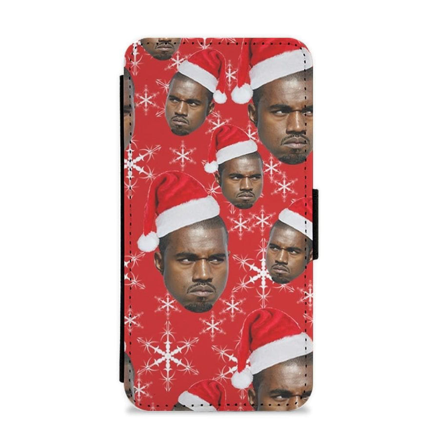 Christmas Kanye Flip Wallet Phone Case