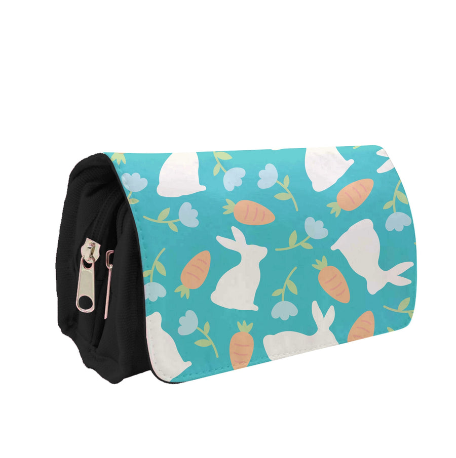 Bunnies And Carrots - Easter Patterns Pencil Case