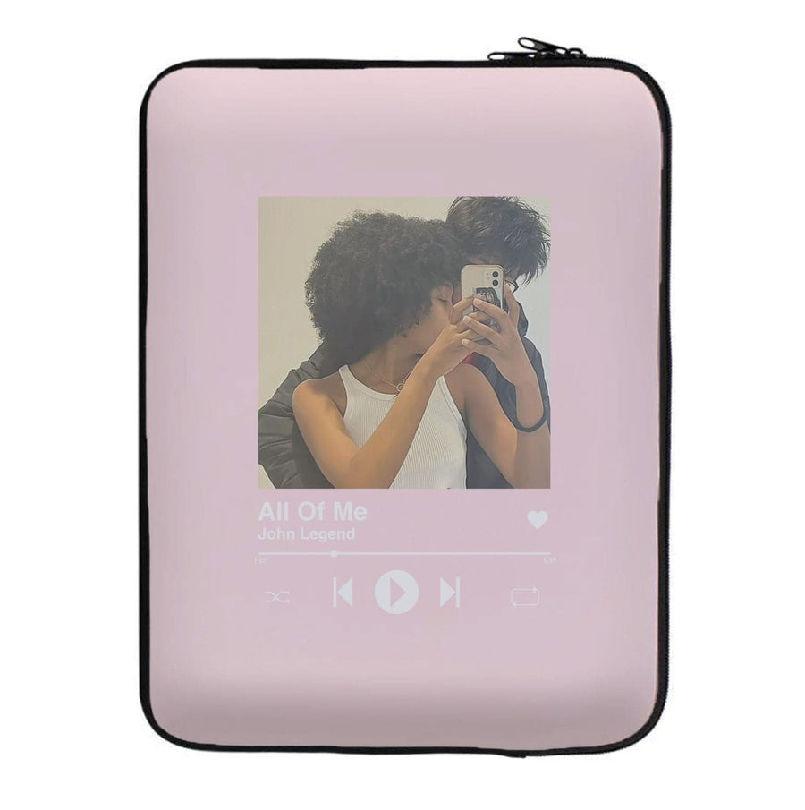 Album Cover - Personalised Couples Laptop Sleeve