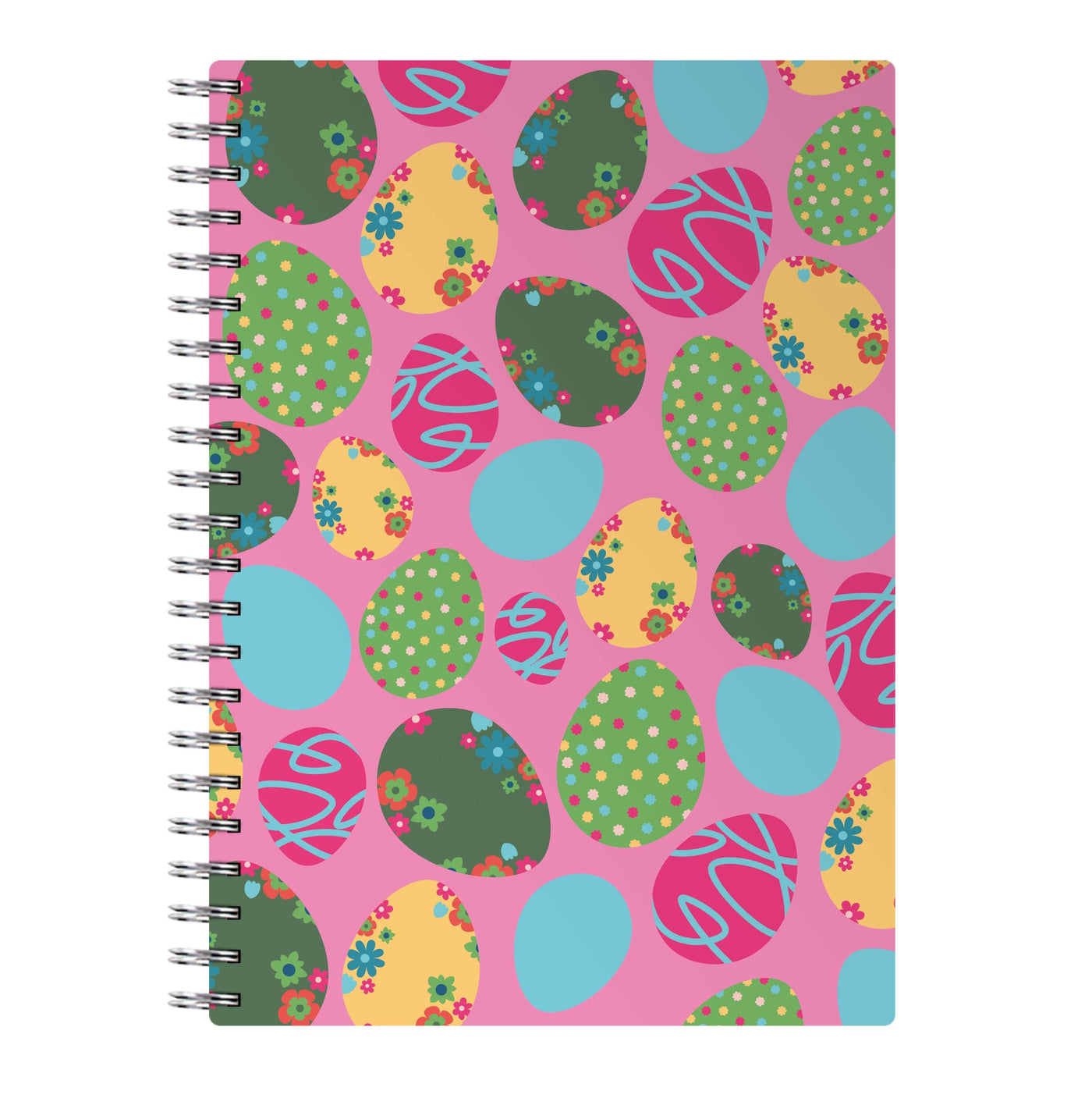 Pink Easter Eggs - Easter Patterns Notebook