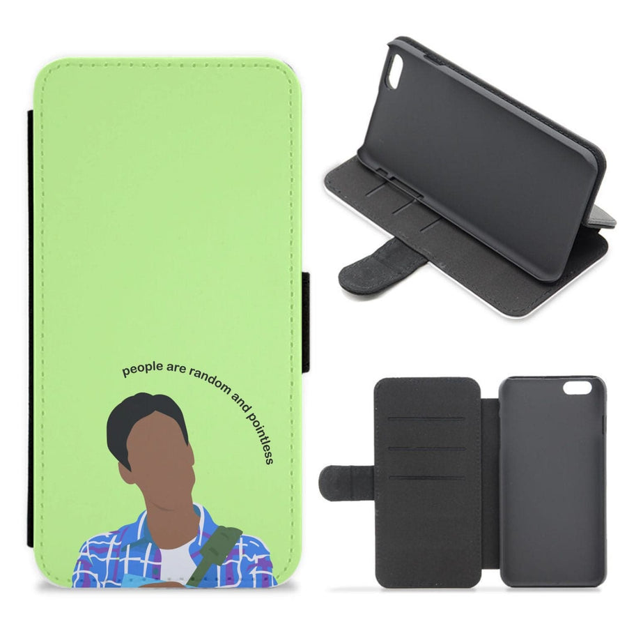 People Are Random And Pointless - Community Flip / Wallet Phone Case