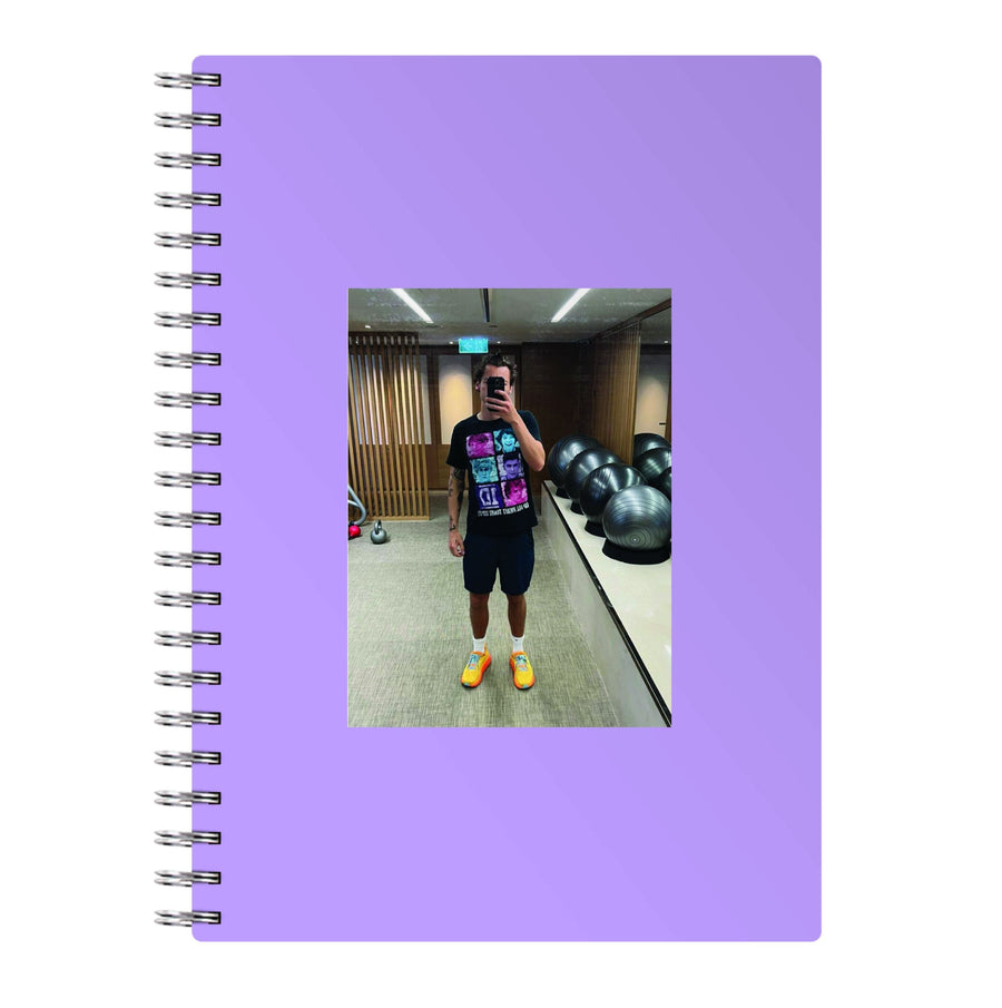 Gym Selfie - Harry Notebook