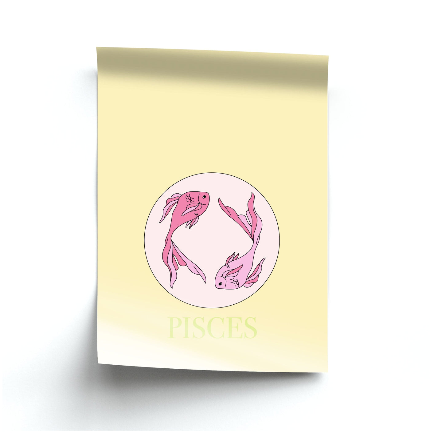 Pisces - Tarot Cards Poster