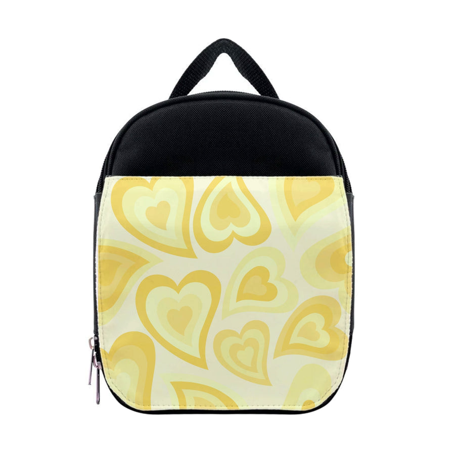 Yellow Hearts - Trippy Patterns Lunchbox