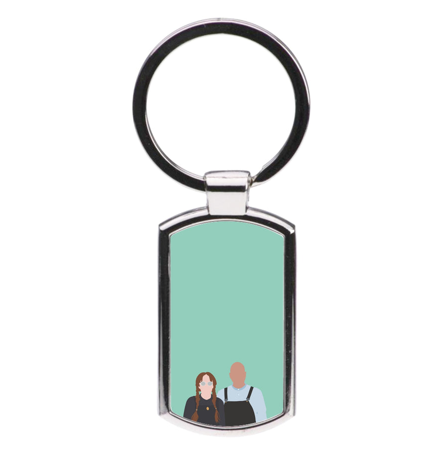 Pearl and Jasper Winslow - The Watcher Luxury Keyring