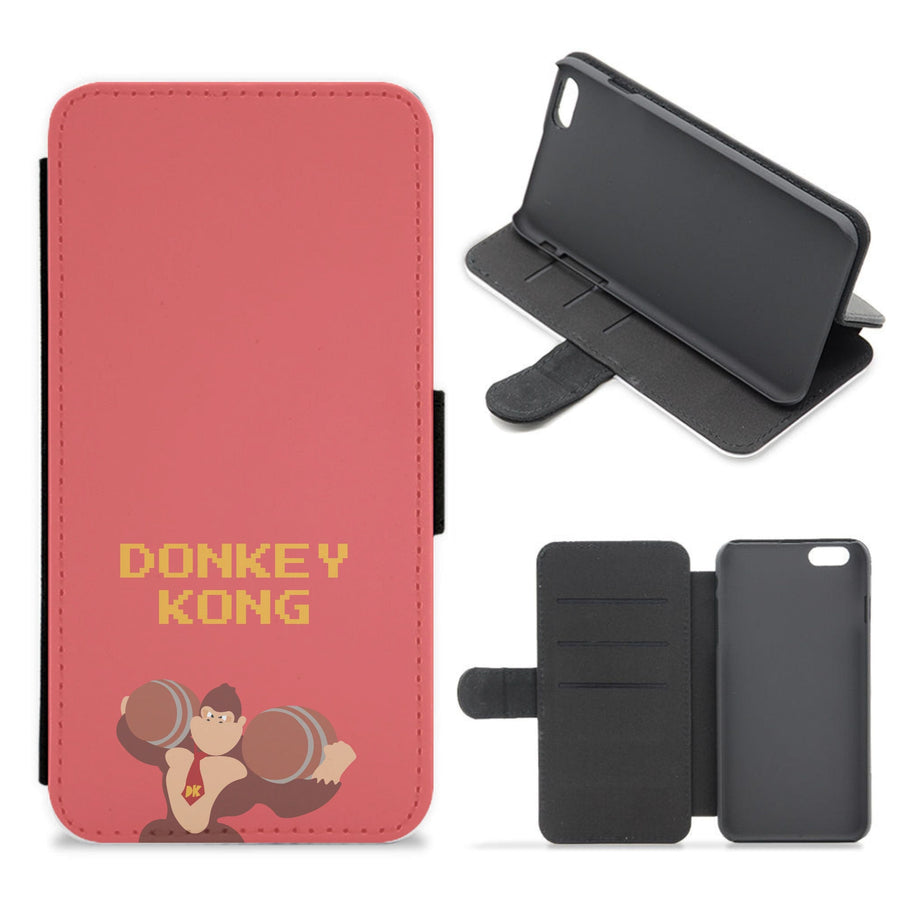 Donkey Kong - The Super Mario Bros Flip / Wallet Phone Case
